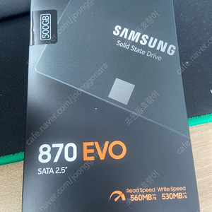 삼성 870 EVO 500GB SSD 새상품