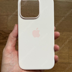 아이폰15pro 정품 실리콘 맥세이프 라이트핑크