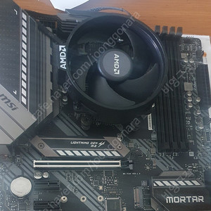 라이젠 5600x +b550m 박격포 팝니다.