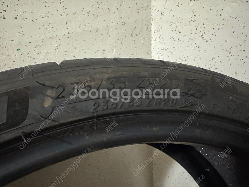 미쉐린 파일럿스포츠 4s 235 35 20 한개--2