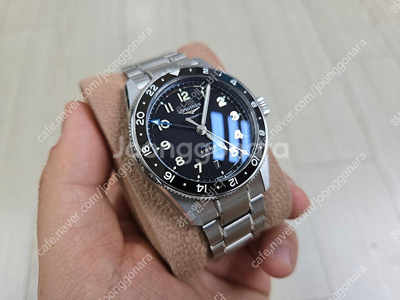 론진 줄루타임 블랙 39mm 민트급--1