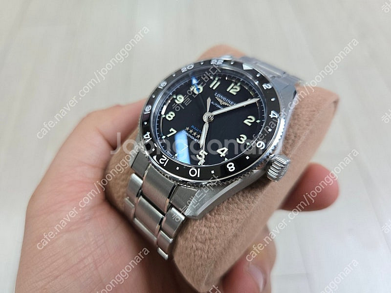 론진 줄루타임 블랙 39mm 민트급--4
