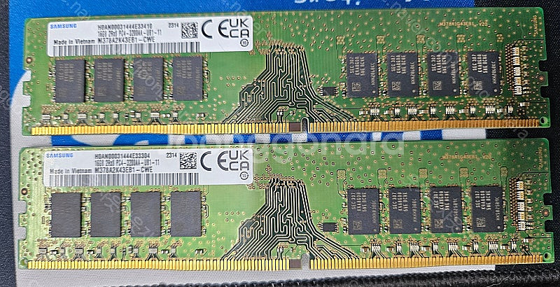 삼성 ddr4 8gb x 2 3200 팝니다--0
