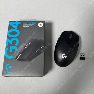 로지텍 무선 게이밍 마우스 G304 LIGHTSPEED 블랙