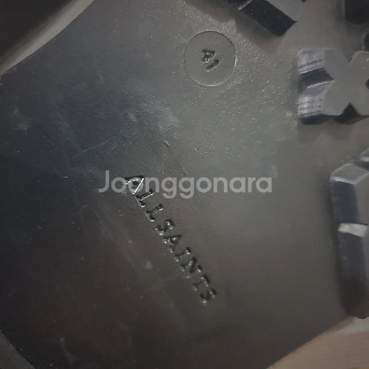 (255~260) 올세인츠 정품 워커부츠 지퍼포인트 U...--9