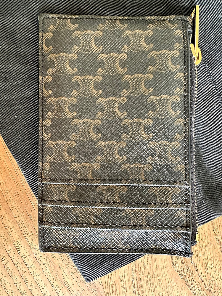 셀린느 트리옹프 카드지갑--2