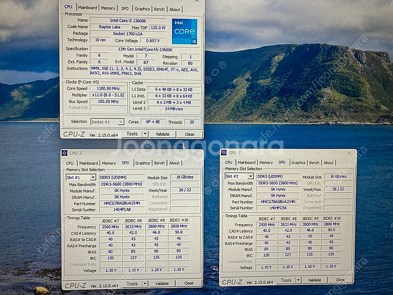 13600k / z690i unify / ddr5 하이...--5