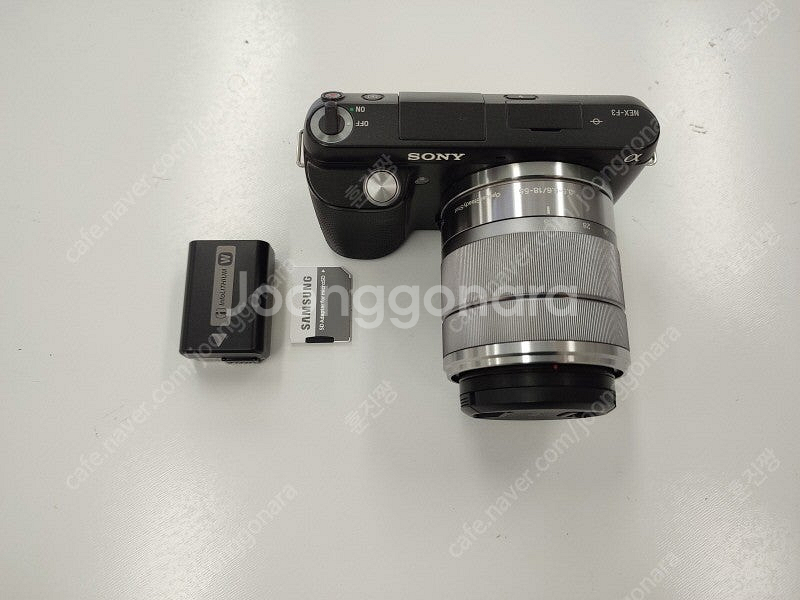 소니 NEX-F3 미러리스 + 18-55mm 18만원--0