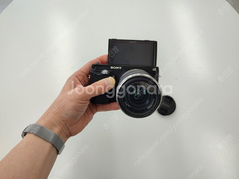 소니 NEX-F3 미러리스 + 18-55mm 18만원--9