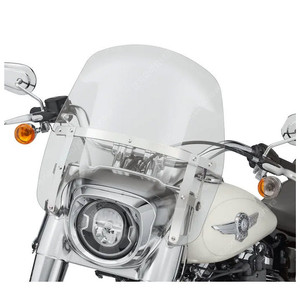 할리 정품 15인치 탈부착형 윈드실드 - 라이트 스모크 (팻보이)