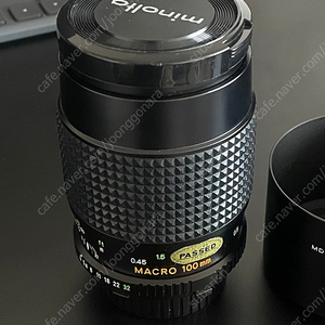 미놀타 100MM F4 MACRO MD ROKKOR X (매크로 수동렌즈)