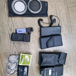 캐논 배터리팩 E,HANSA JAPAN 삼각대,KING 52MM 필터셋,소니72MM 필터셋 각2만