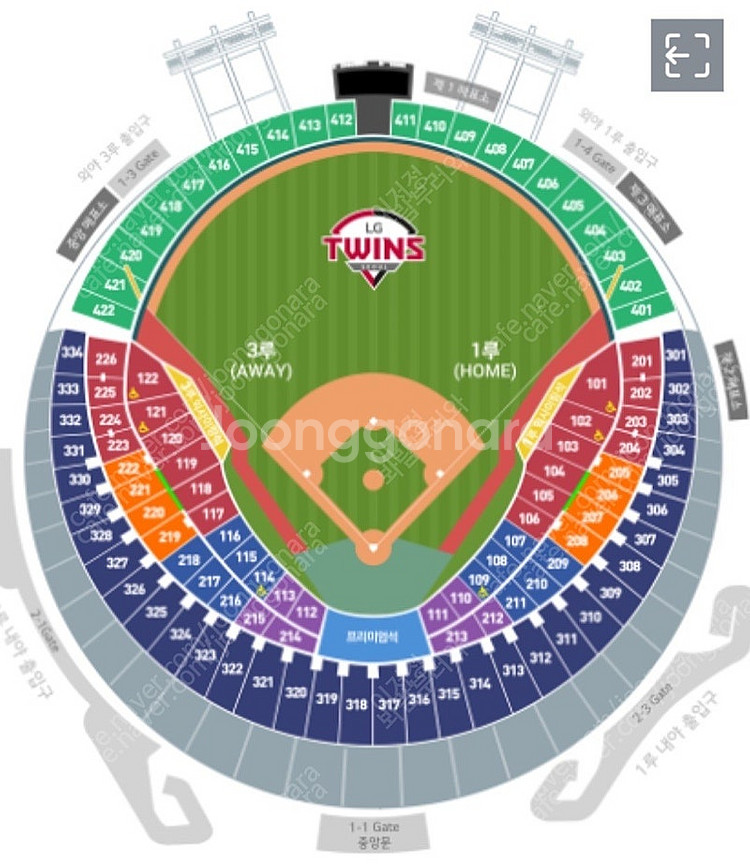 5월 30일 LG vs 삼성 금요일 오렌지 208블럭 ...--0