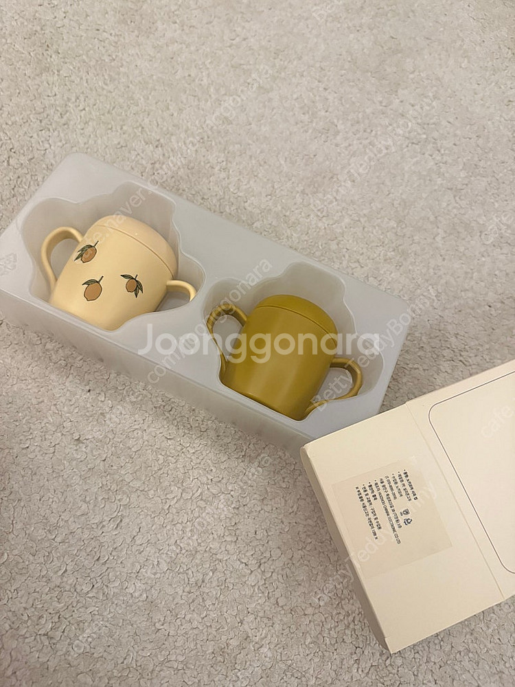 [미개봉 새상품] 노키모어 콩제슬레드 레몬 시피컵 유아...--2