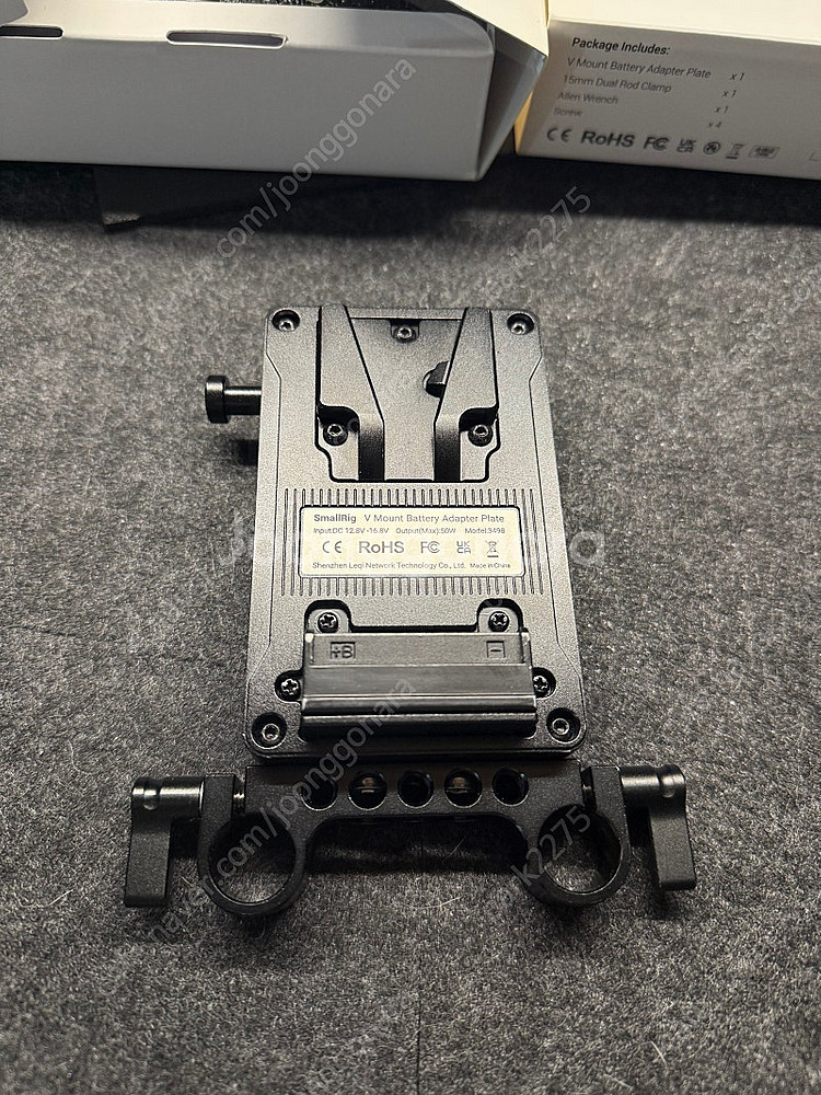 스몰리그 V마운트 배터리 어댑터 플레이트 3498--4