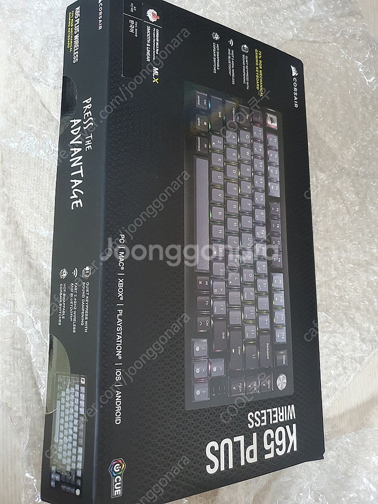 CORSAIR K65 RGB PLUS 유무선 게이밍 기...--0