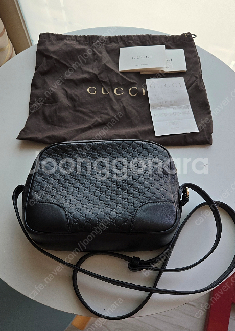 GUCCI 구찌 마이크로 시마 레더 크로스백 44941...--0