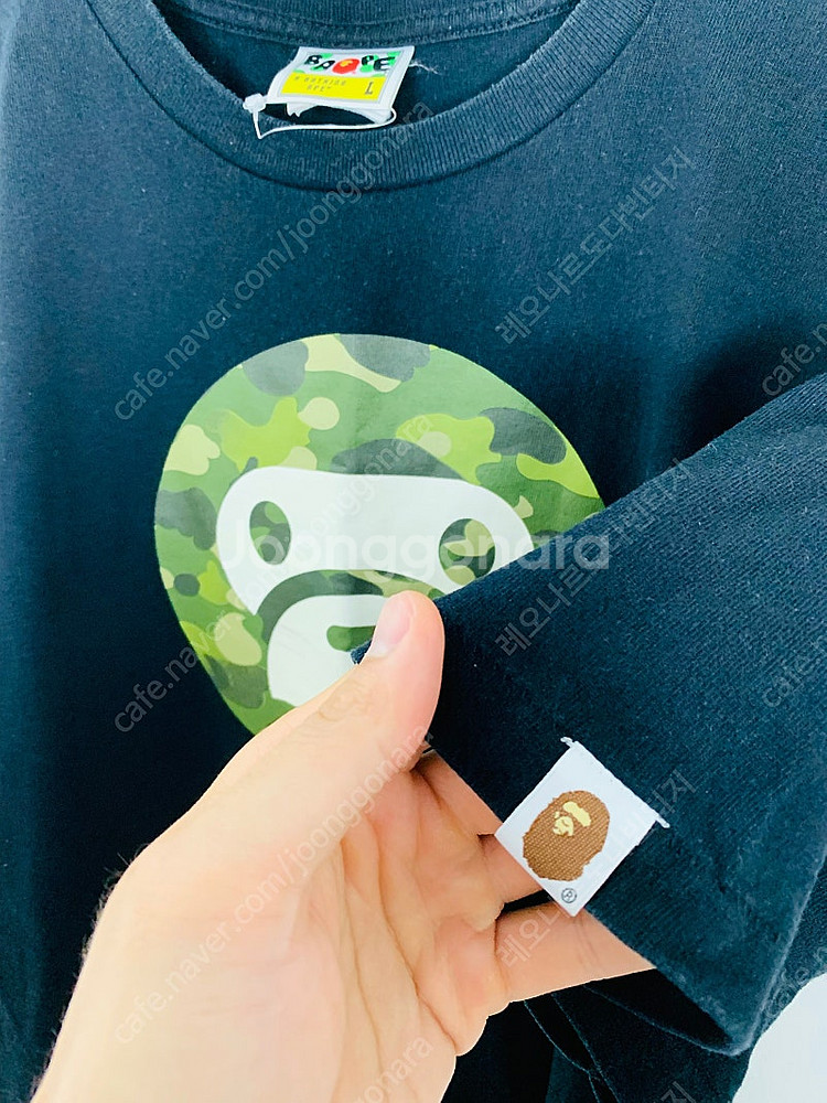 베이프 bape 베이프반팔 마일론 반팔티--1