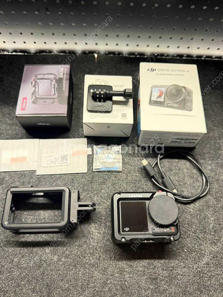 오즈모 액션4 스탠다드, 케이지, 파우치등 일괄 판매--0
