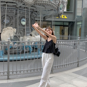 마이빈 aud slacks 화이트 s