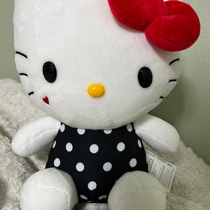 헬로키티 봉제인형 도트 (25cm)