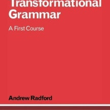 Transformational Grammar: A First Course