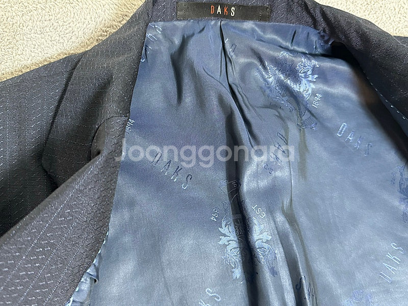 100 닥스 블루 그레이 고급 블레이져 자켓--9