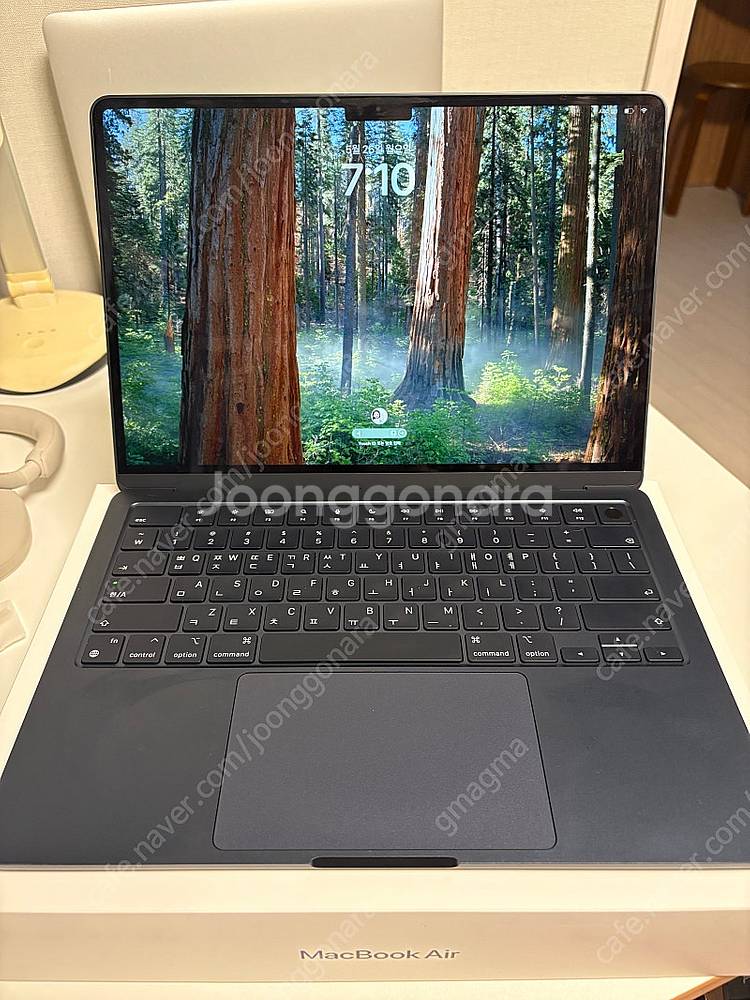 맥북에어 M3 8gb 256g 미드나이트--0
