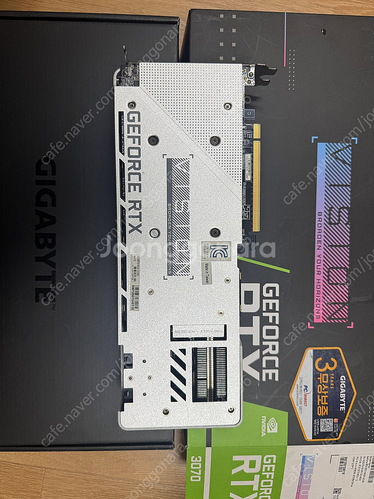 기가바이트 RTX3070 비전 화이트 3팬 그래픽카드 ...--2