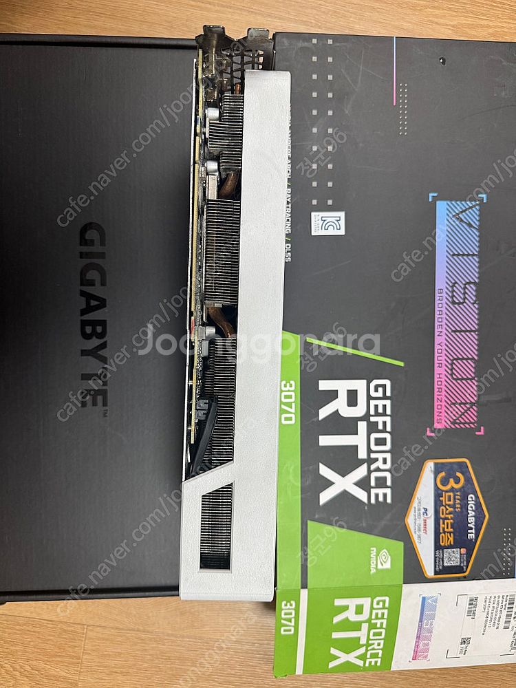 기가바이트 RTX3070 비전 화이트 3팬 그래픽카드 ...--3