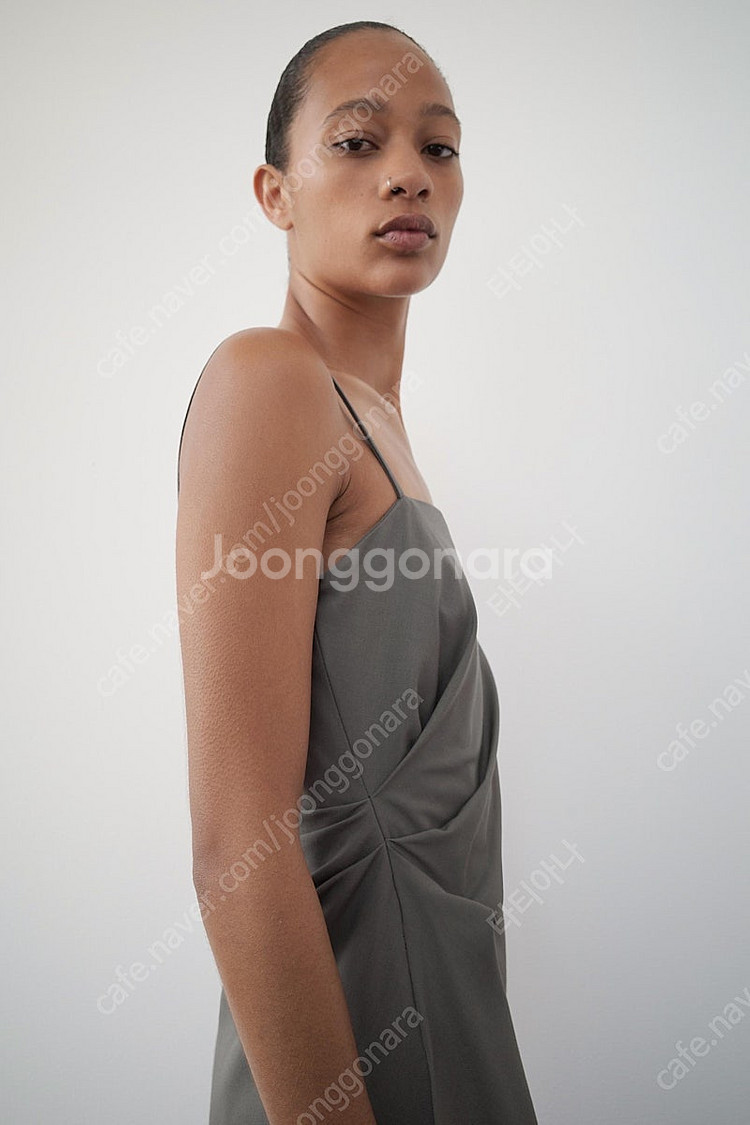 zara 자라 ZW COLLECTION 셔링 미디 원피...--2