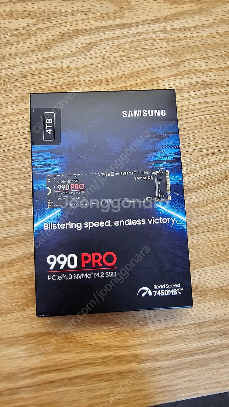 삼성 ssd 990 pro 4T 미개봉 정발--0