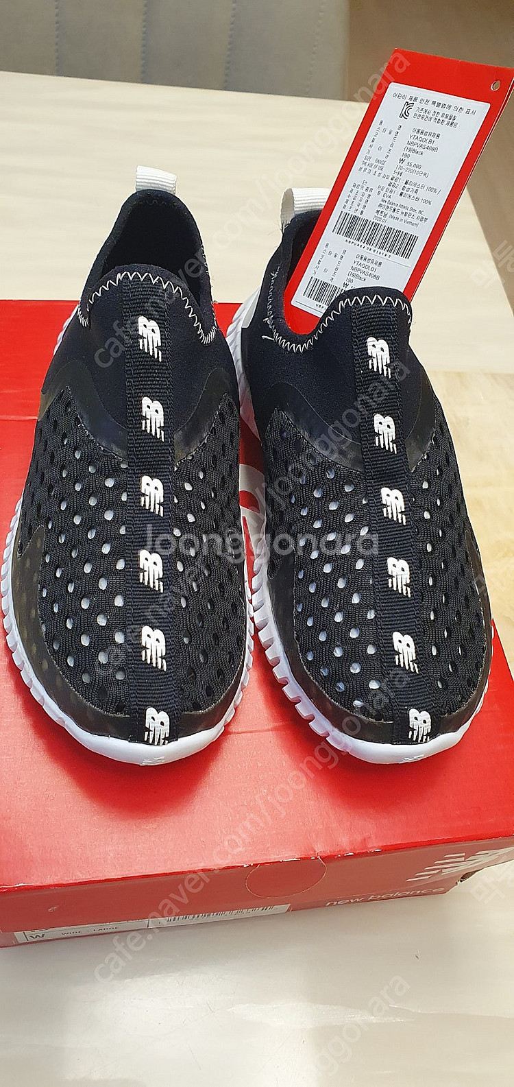 뉴발란스키즈 샌들 190 블랙--0