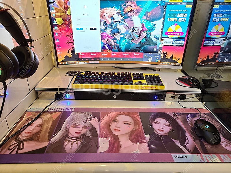 LOL 롤 KDA 5명 장패드 마우스패드 판매합니다.--0