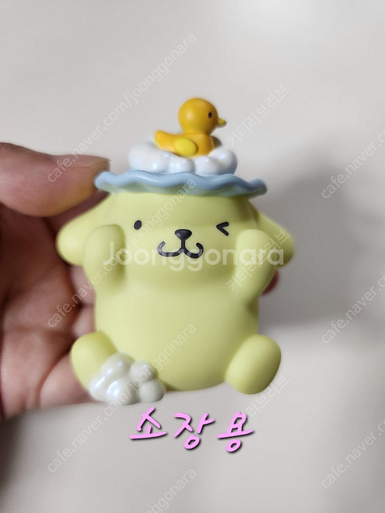산리오 프렌즈 피규어 폼포푸린,아크릴 판,레트로 목욕탕...--3
