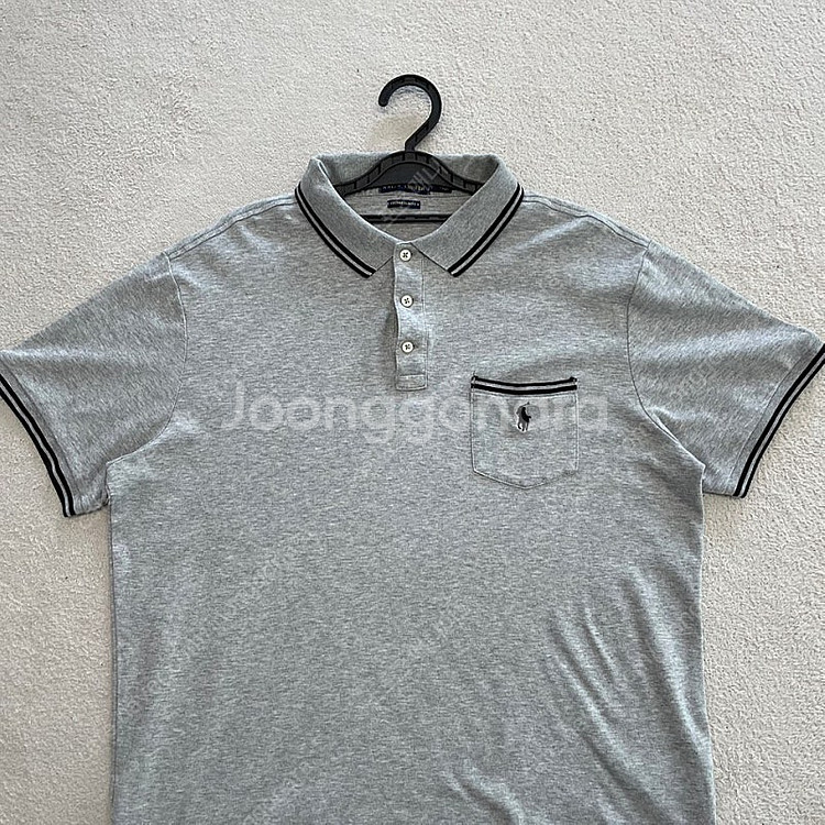 폴로 커스텀슬림핏 반팔카라티 L--1