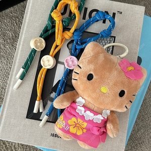 하와이 키티 인형 키링 (드멜 제작)
