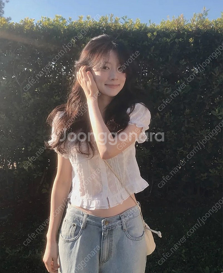 새상품) 슬로우앤드 made 레이스 블라우스 / 지그재...--5