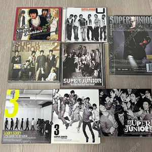 슈퍼주니어 앨범 굿즈 일괄 판매