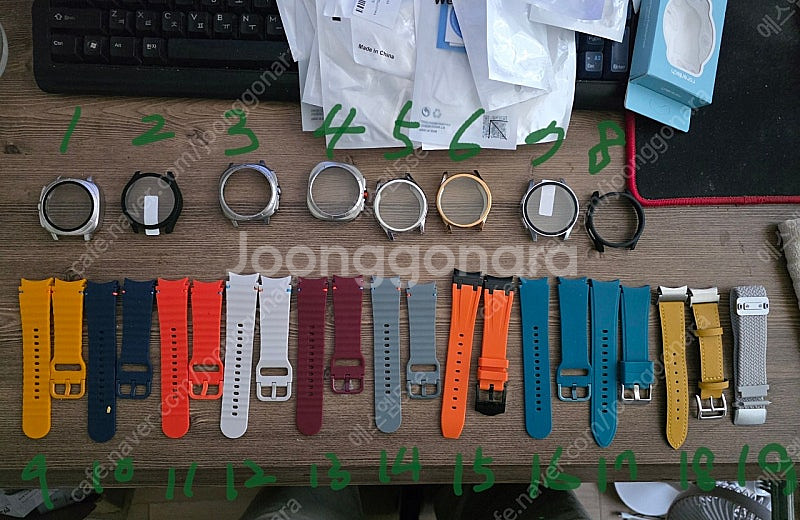 삼성 갤럭시 워치7 40mm 용 스트랩 팝니다. 시계줄...--0