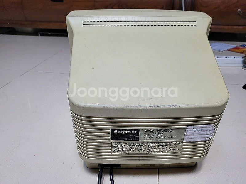 삼성 브라운관 14인치 그린모니터--2