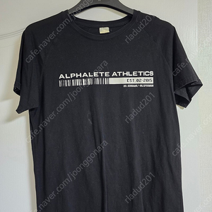 ALPHALETE 알파리트 머슬핏 반팔티 XXL 사이즈
