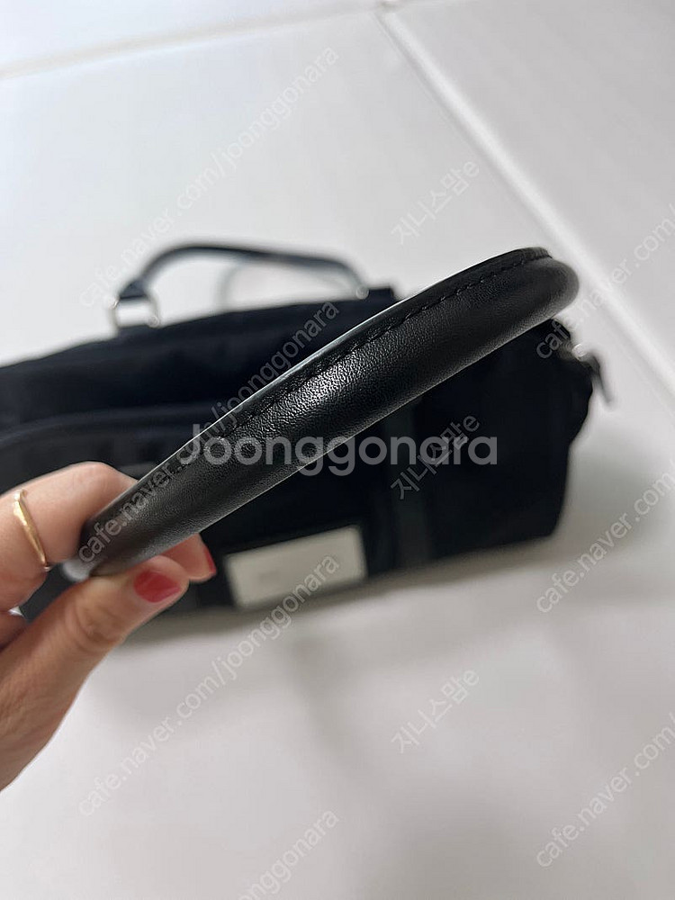 마뗑킴 스포티 토트백 블랙--2