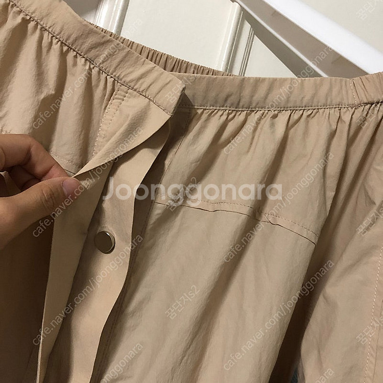 시스템 오프숄더 바스락 배색 블라우스 셔츠 오피스룩 출...--3