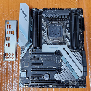ASUS PRIME X299-A LGA2066 X299 DDR4 백패널포함 (램소켓 외관하자)