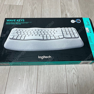 마이크로소프트 wave keys 키보드(화이트, 박스포함, 거의 새것, usb 등 부속품 전부 포함)