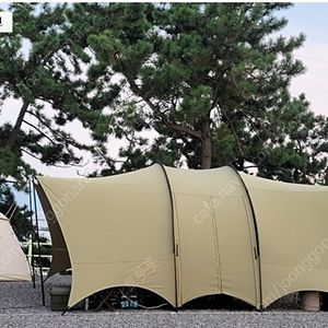 유나캠핑 왕윈드서클 하비타프 올리브그린/메쉬스크린-화이트샌드 이미지