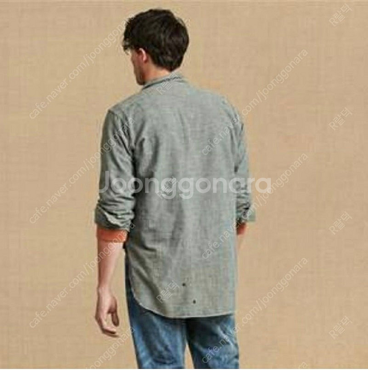 리바이스빈티지클로딩 lvc 선셋 샴브레이 리페어셔츠 M사이즈 더블알엘,RRL,폴로,풀카운트,웨어하우스--1