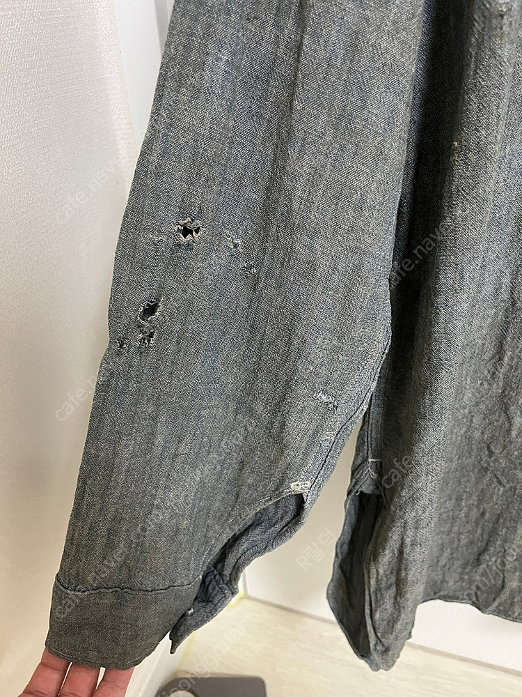 리바이스빈티지클로딩 lvc 선셋 샴브레이 리페어셔츠 M사이즈 더블알엘,RRL,폴로,풀카운트,웨어하우스 이미지