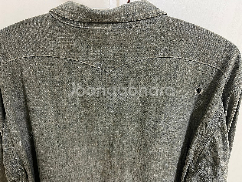 리바이스빈티지클로딩 lvc 선셋 샴브레이 리페어셔츠 M사이즈 더블알엘,RRL,폴로,풀카운트,웨어하우스--9